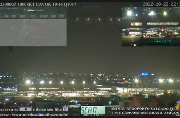Pilotos descrevem luzes estranhas no céu de SC durante voo para Porto Alegre