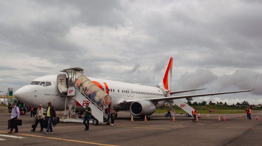 Avião da Gol saiu de Caxias do Sul para o Rio de Janeiro nesta terça-feira
