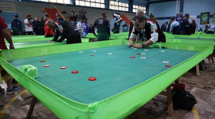 Cidade no extremo sul do Rio Grande do Sul recebeu a competição nacional de futebol de mesa