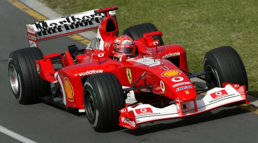 Ferrari de Schumacher é leiloada por valor recorde de R$ 68 milhões
