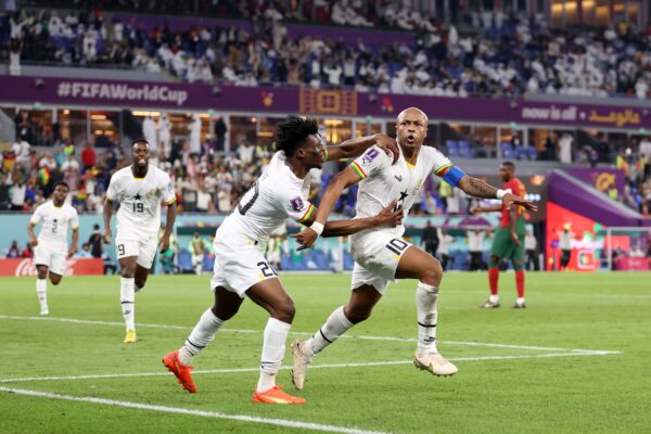 Atacante de Gana comemora igual CR7 e quase empata contra Portugal; confira os detalhes da partida