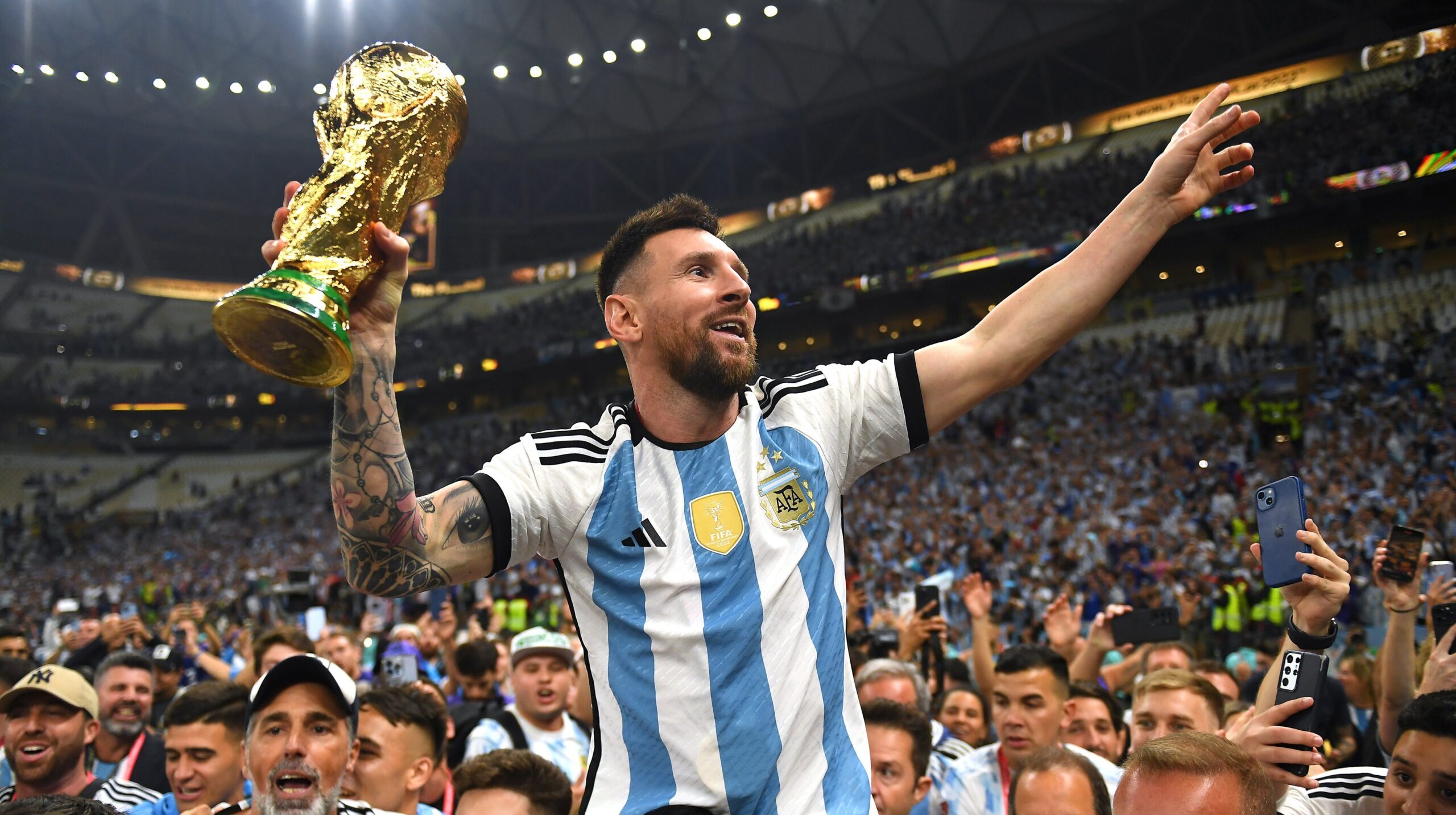 Copa do mundo Bola de Ouro Troféu de Futebol Réplica Campeão