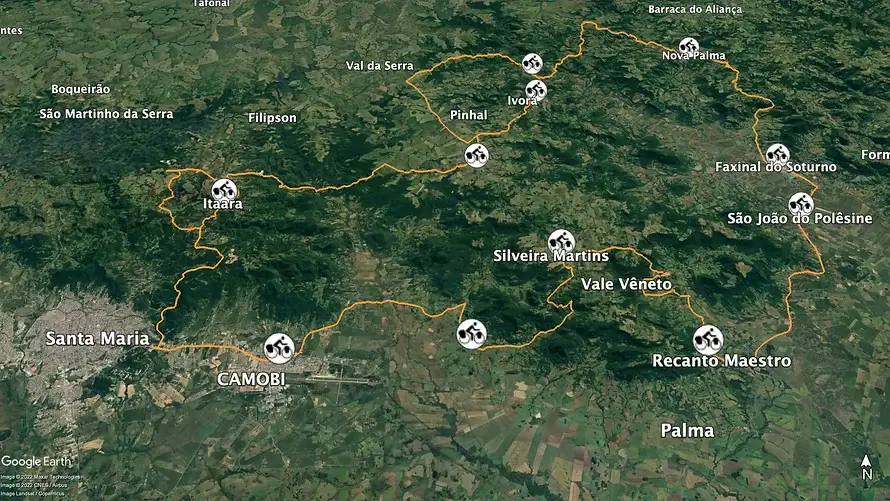 Circuito Cicloturístico Coração do Rio Grande em Santa Maria