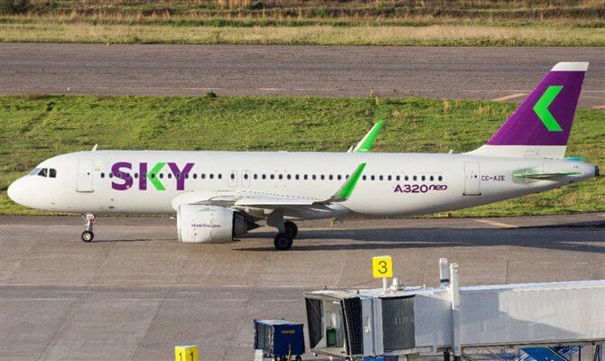 Sky Airlines terá voos entre Porto Alegre e Chile a partir de junho. Companhia elimina alguns custos para oferecer tarifa mais baixa