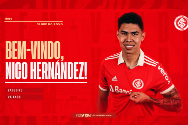 Inter oficializa contratação do zagueiro colombiano Nico Hernández