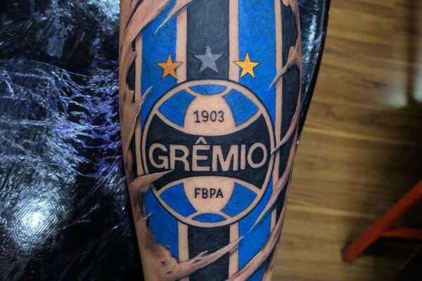 Grêmio está entre os times brasileiros que mais inspiram tatuagens, segundo pesquisa