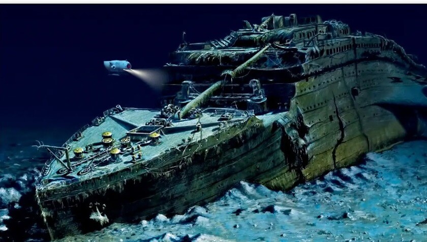 Titanic: imagens inéditas dos primeiros registros do navio no fundo do mar
