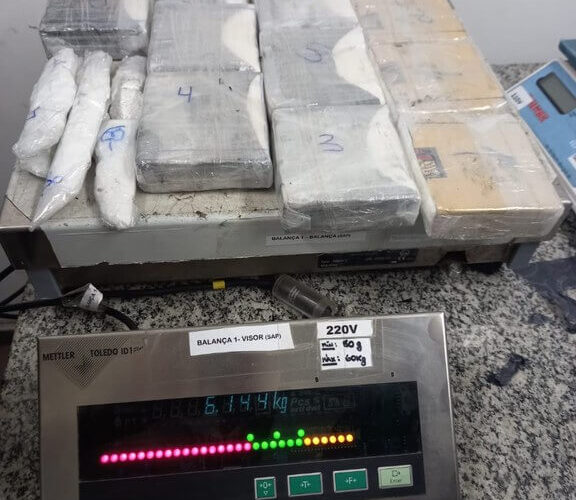 Homem é preso em flagrante no aeroporto Salgado Filho com 6 kg de cocaína