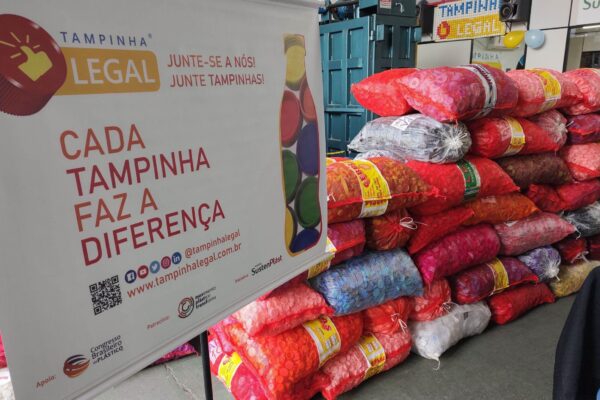 Projeto Tampinha Legal  já rendeu R$ 2,6 milhões a entidades assistenciais; veja como ajudar