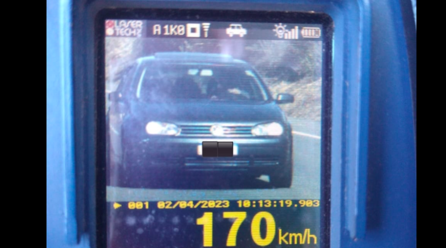 Motorista é flagrado a 170km/h em rodovia de Santa Catarina