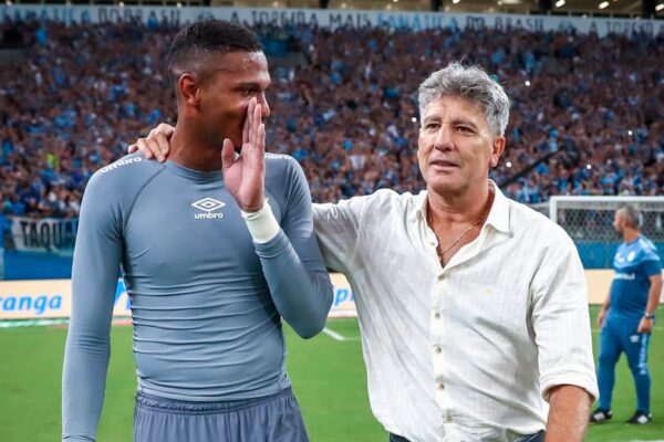 “Fiquem calados e cuidem dos jogadores” fala Renato para staff de Adriel após atritos com direção do Grêmio