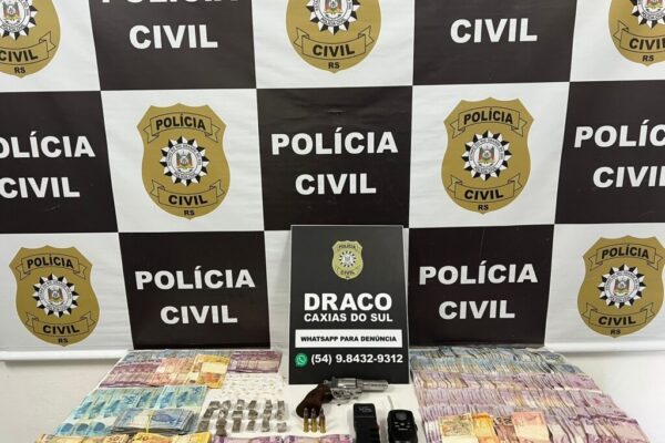 Operação policial prende líder do tráfico de drogas em Caxias do Sul