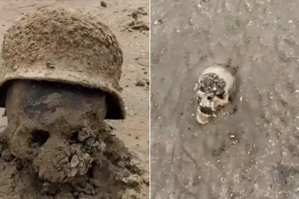 Restos mortais de soldados da Segunda Guerra Mundial são desenterrados após explosão de barragem na Ucrânia