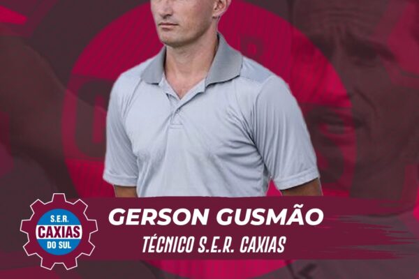 Caxias anuncia Gerson Gusmão como treinador para sequência da temporada