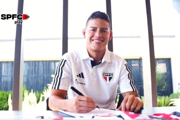 São Paulo anuncia o meia James Rodríguez
