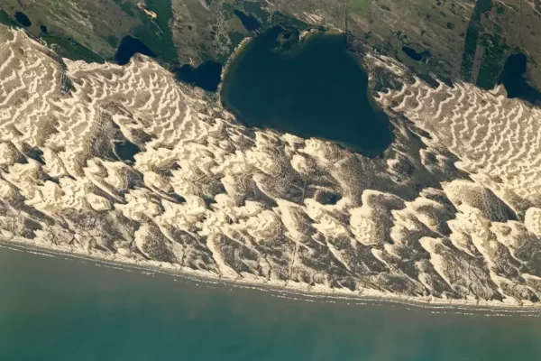 Nasa divulga foto da Lagoa dos Barros diretamente do espaço