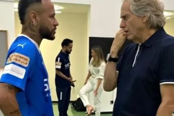 Neymar se desentende com Jorge Jesus e pede a demissão do treinador