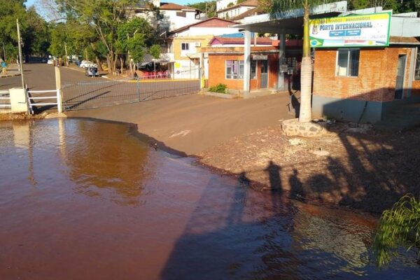Alerta de Enchentes: Rio Uruguai sobe e suspende balsa em Porto Xavier