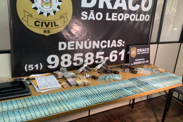 Polícia desmantela esquema de lavagem de quase meio bilhão de reais em São Leopoldo