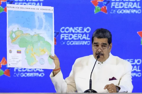 Nicolás Maduro divulga ‘novo mapa’ da Venezuela incluindo território de Guayana Essequiba
