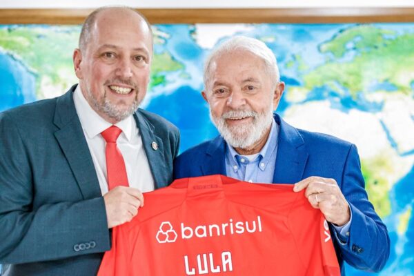Alessandro Barcellos faz visita para Presidente Lula