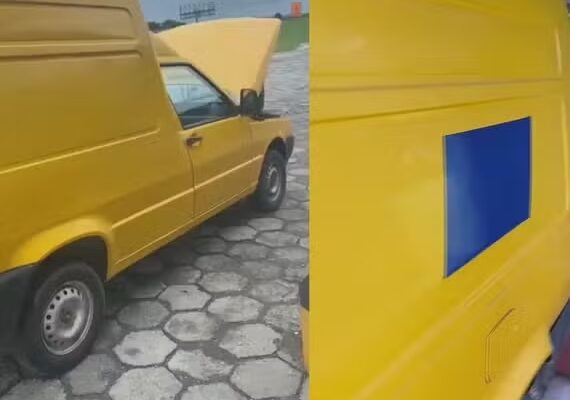 Grupo suspeito de roubar produtos dos Correios camuflou caminhonete com as cores da empresa