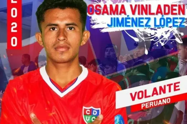 Jogador peruano registrado de ‘Osama Vinladen’ revela ter dois irmãos chamados de ‘Sadam Husein’ e ‘Georgia Bush’