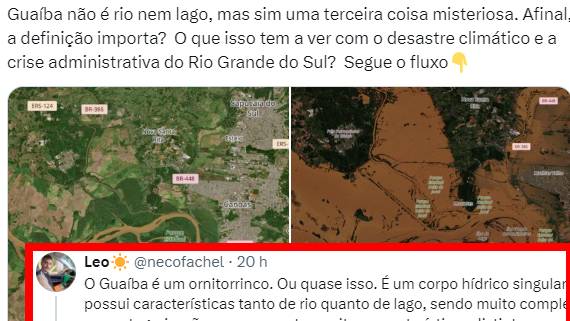 Professor explica as particularidades do Rio Guaíba e porque é difícil defini-lo como lago ou rio