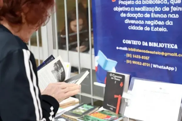 Esteio promove Feira de Doação de Livros até sexta-feira