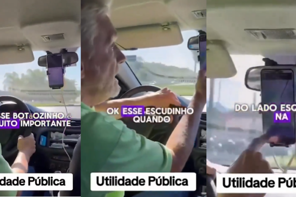 Motorista de Uber dá dicas de segurança que o próprio app oferece e vídeo viraliza; assista