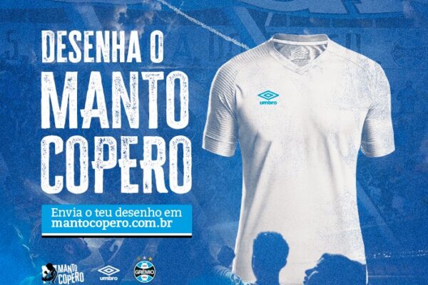 Grêmio abre concurso ‘Manto Copero’, que convida torcedores a criar uniforme da equipe para 2025