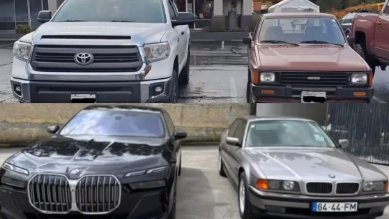 Vídeo mostra como vários modelos de carros aumentaram ao passar dos anos; assista