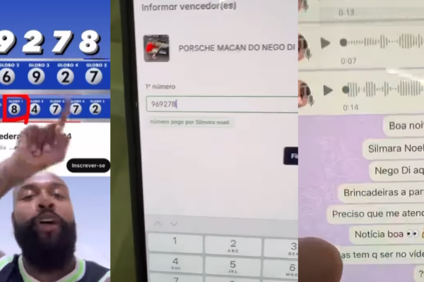 Vídeo do Nego Di fingindo que tenta entrar em contato com suposta ganhadora de rifa ressurge; assista