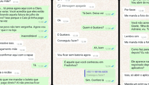 Homem dá canseira e enrola golpista de Whatsapp que tentou se passar por sua filha por horas