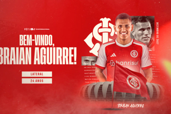 Inter anuncia a contratação de Braian Aguirre