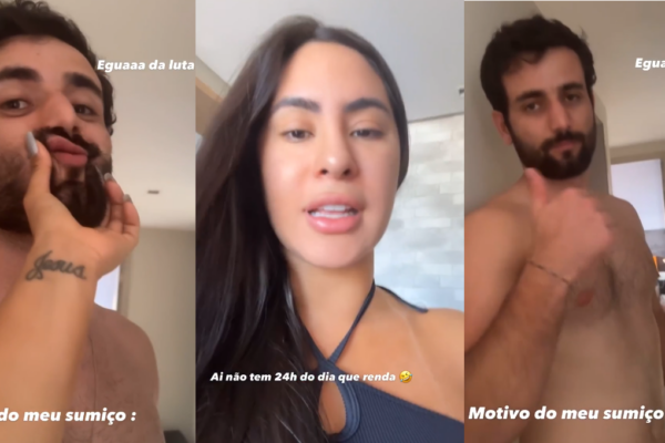 Matteus Alegrete e Isabelle vão morar juntos em São Paulo e preparam as malas