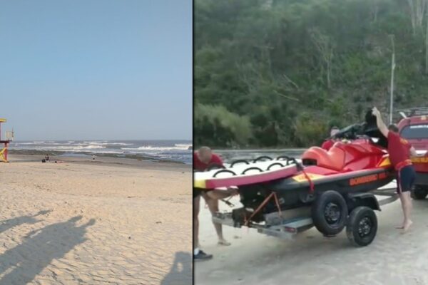 Adolescente entra no mar em Torres e desaparece