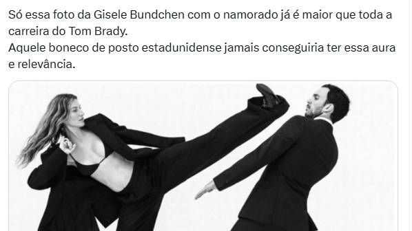 “Imagina trocar o Tom Brady”: Gringos comentam sobre gravidez de Gisele Bündchen e brasileiros defendem