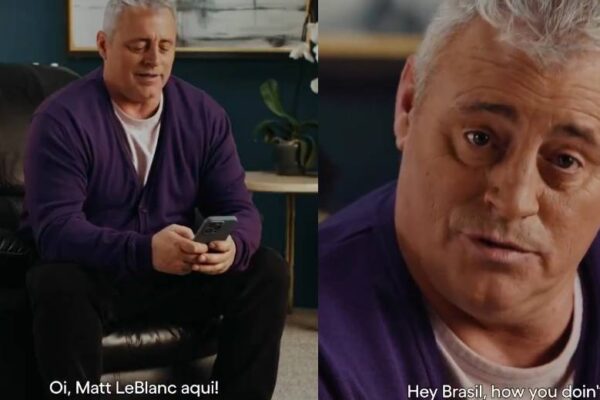 Matt Leblanc, o Joey de Friends, manda alô pro Brasil em anúncio de app bancário; assista